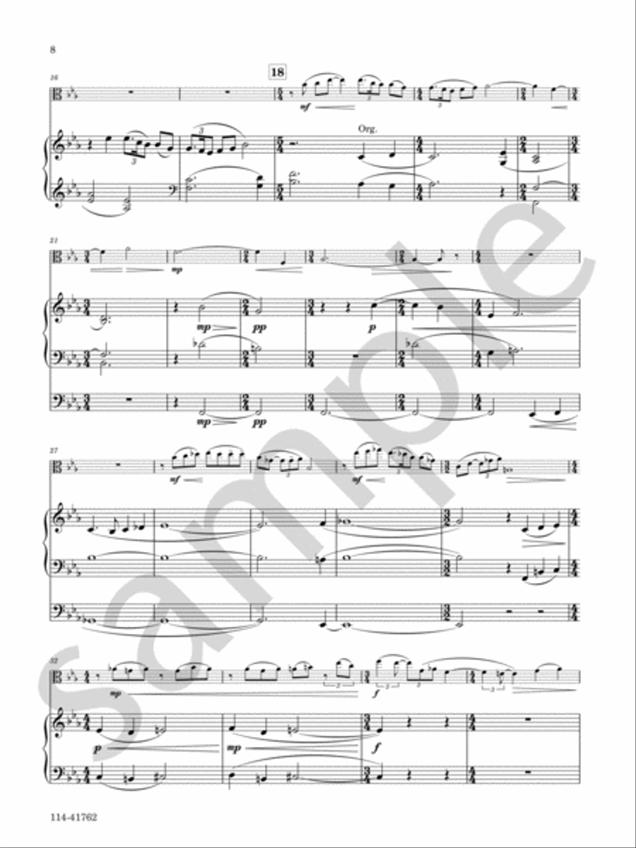 Three Meditations Chamber Music scores gallery preview page 6