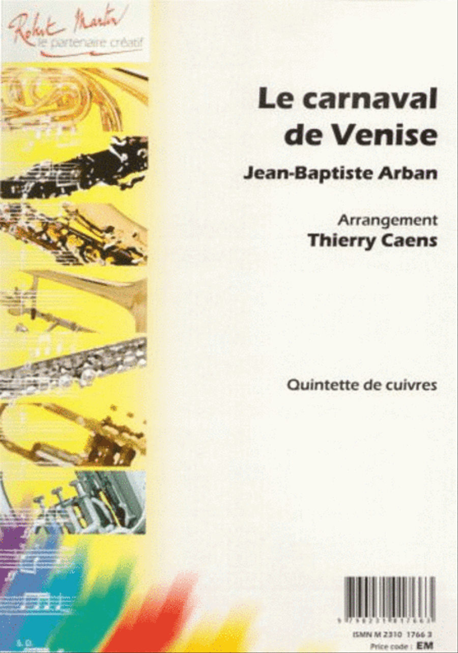 Le Carnaval de Venise Le Carnaval de Venise School and Community scores gallery preview page 1