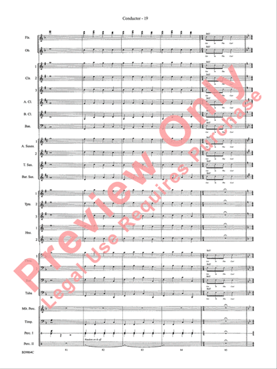 Morning Madness Morning Madness Concert Band scores gallery preview page 22