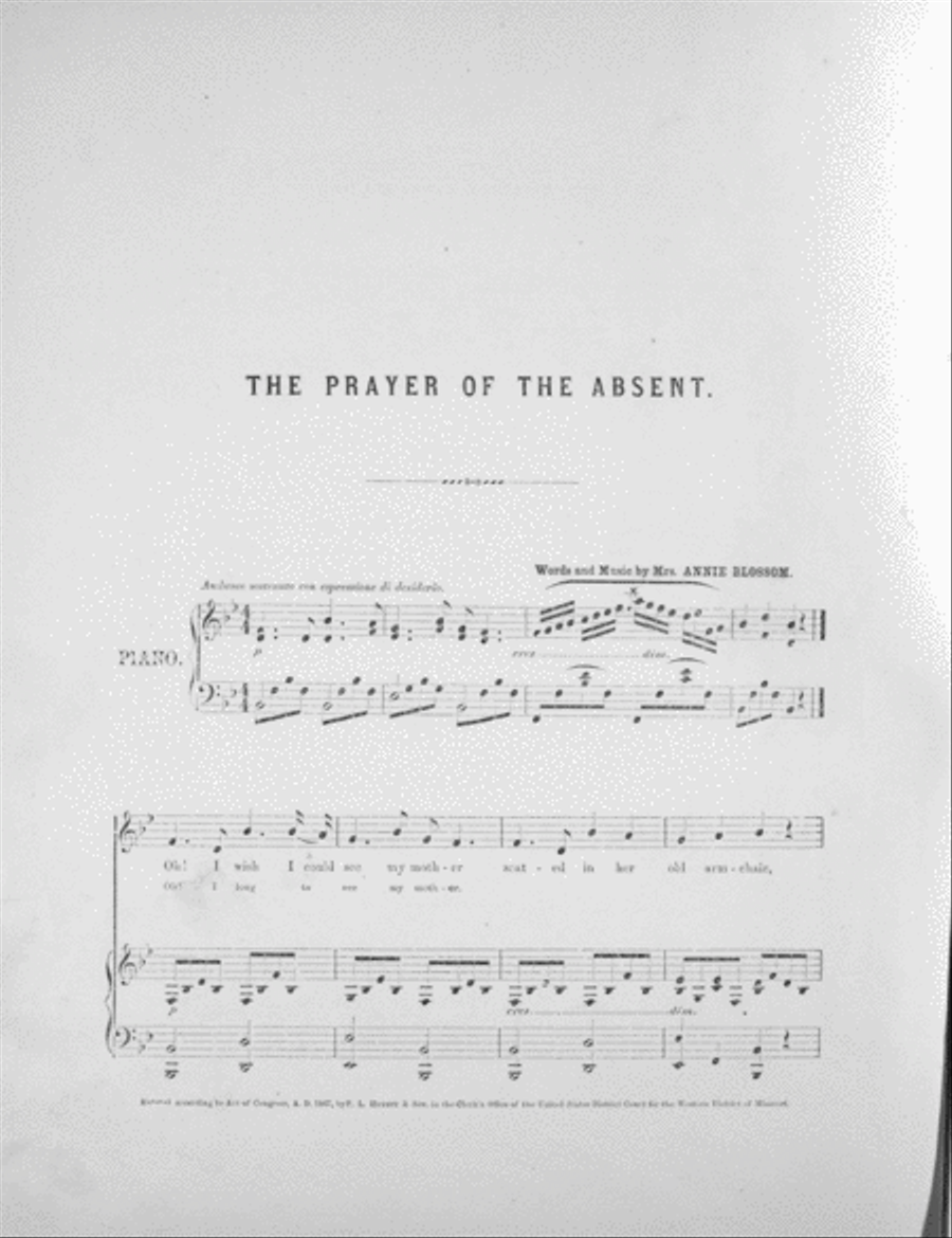 The Prayer of the Absent Voice scores gallery preview page 2