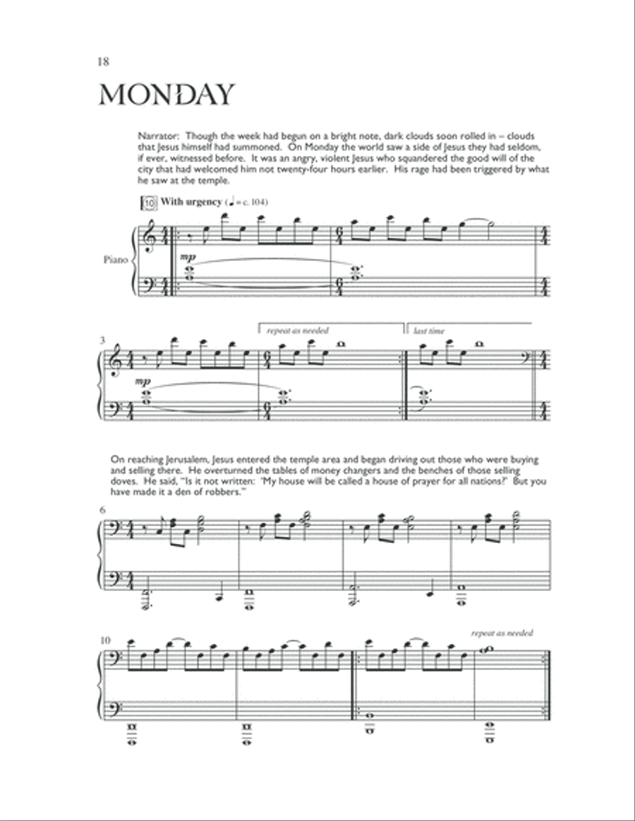 The Seven Last Days 4-Part scores gallery preview page 22