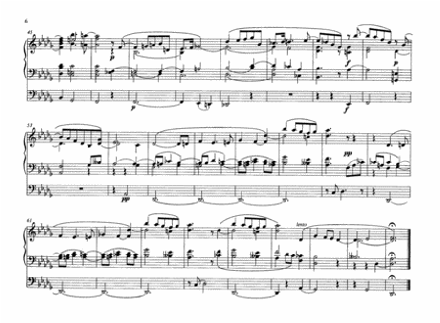 Four Pieces Organ scores gallery preview page 3