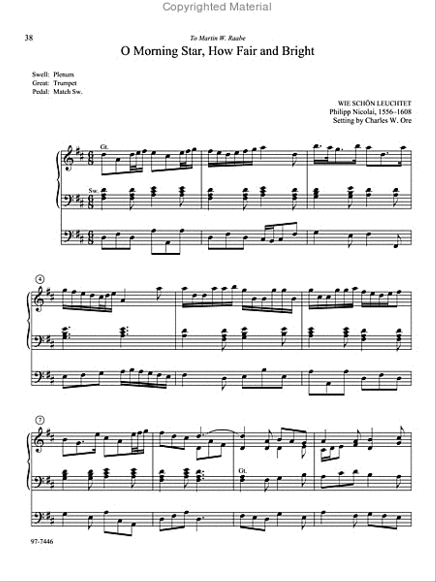 Eleven Compositions for Organ, Set IX Organ scores gallery preview page 11