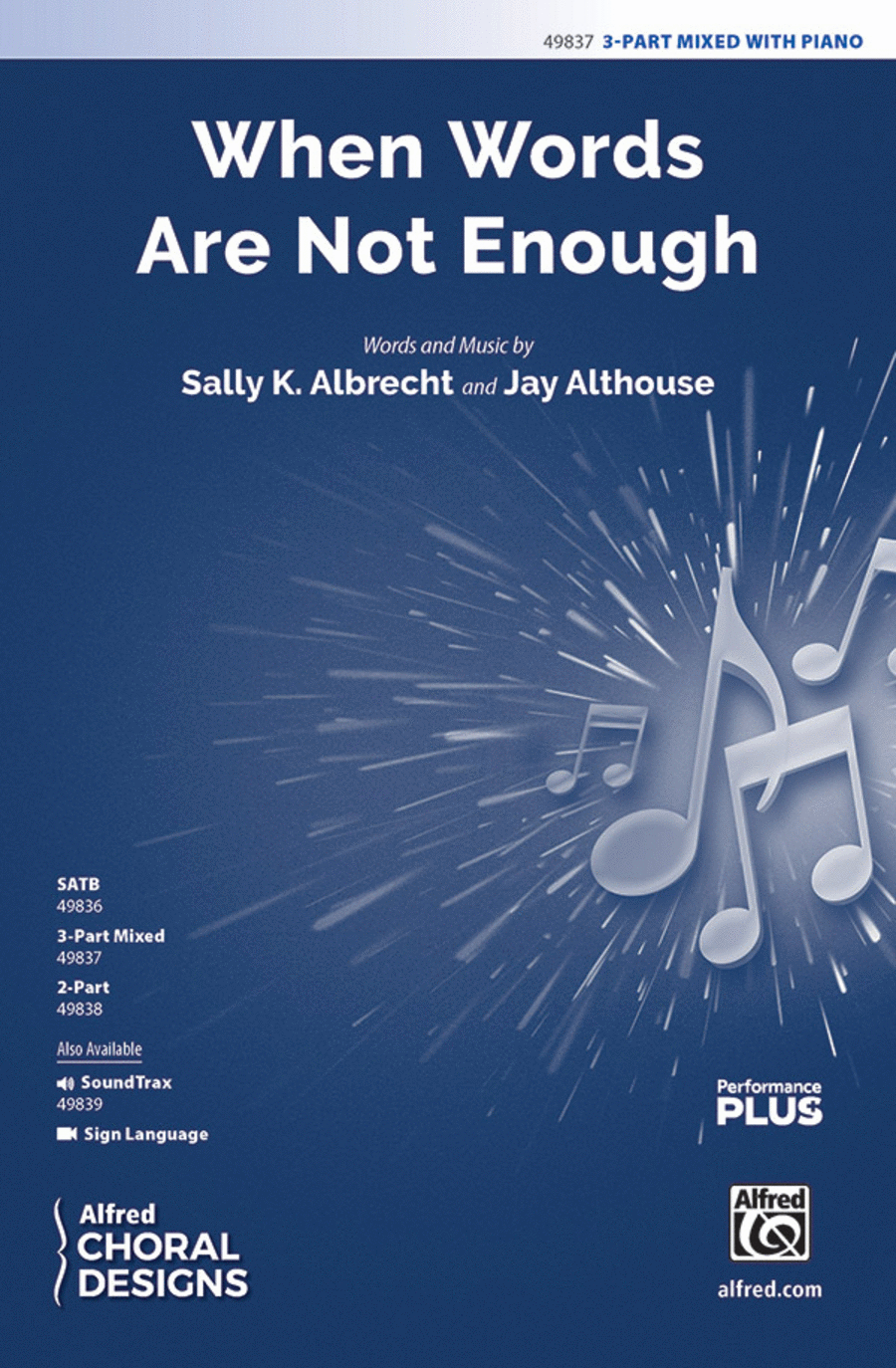 When Words Are Not Enough 3-Part scores gallery preview page 1