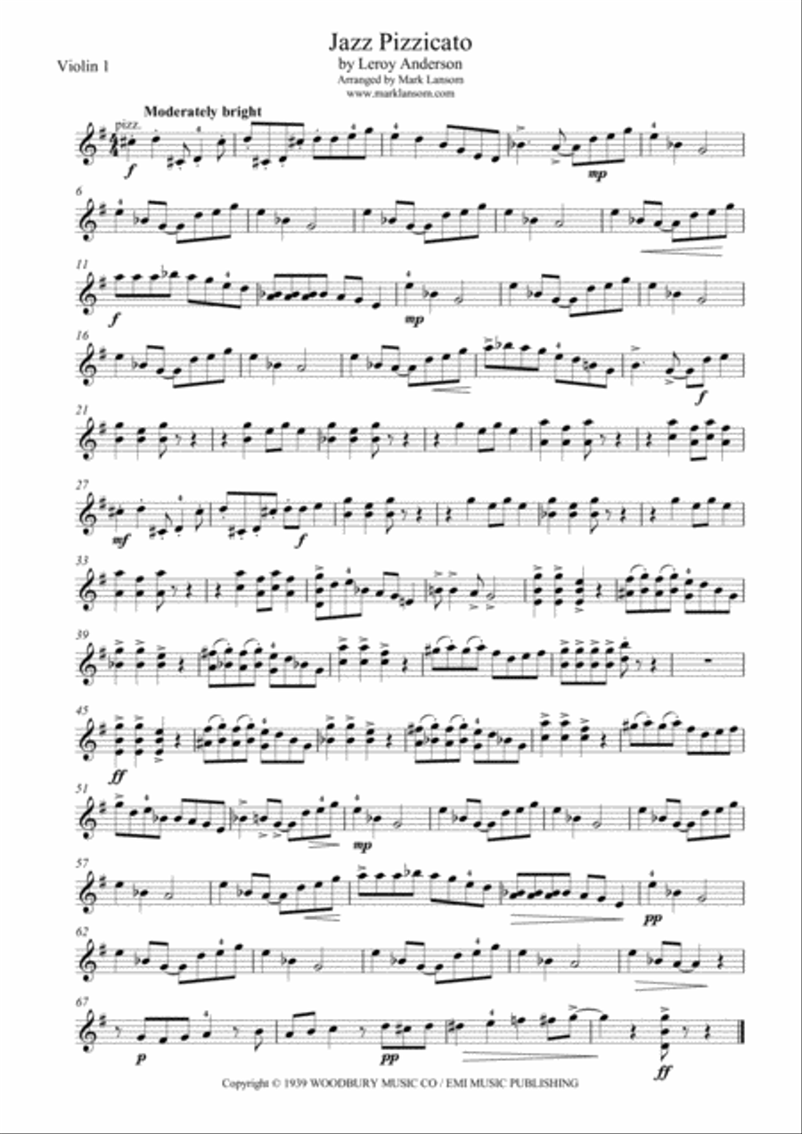 Jazz Pizzicato image number null