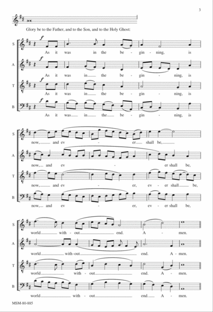 The Duke Responses 4-Part scores gallery preview page 3