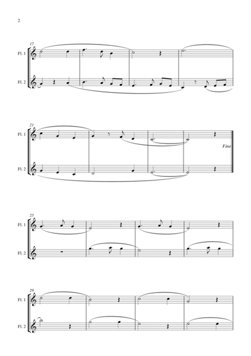 Silent Night (for flute duet, suitable for grades 1-5) image number null