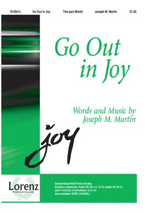 Book cover for Go Out in Joy