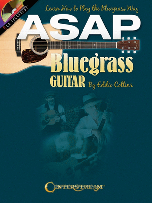 Book cover for Asap Bluegrass Guitar Book/2CD