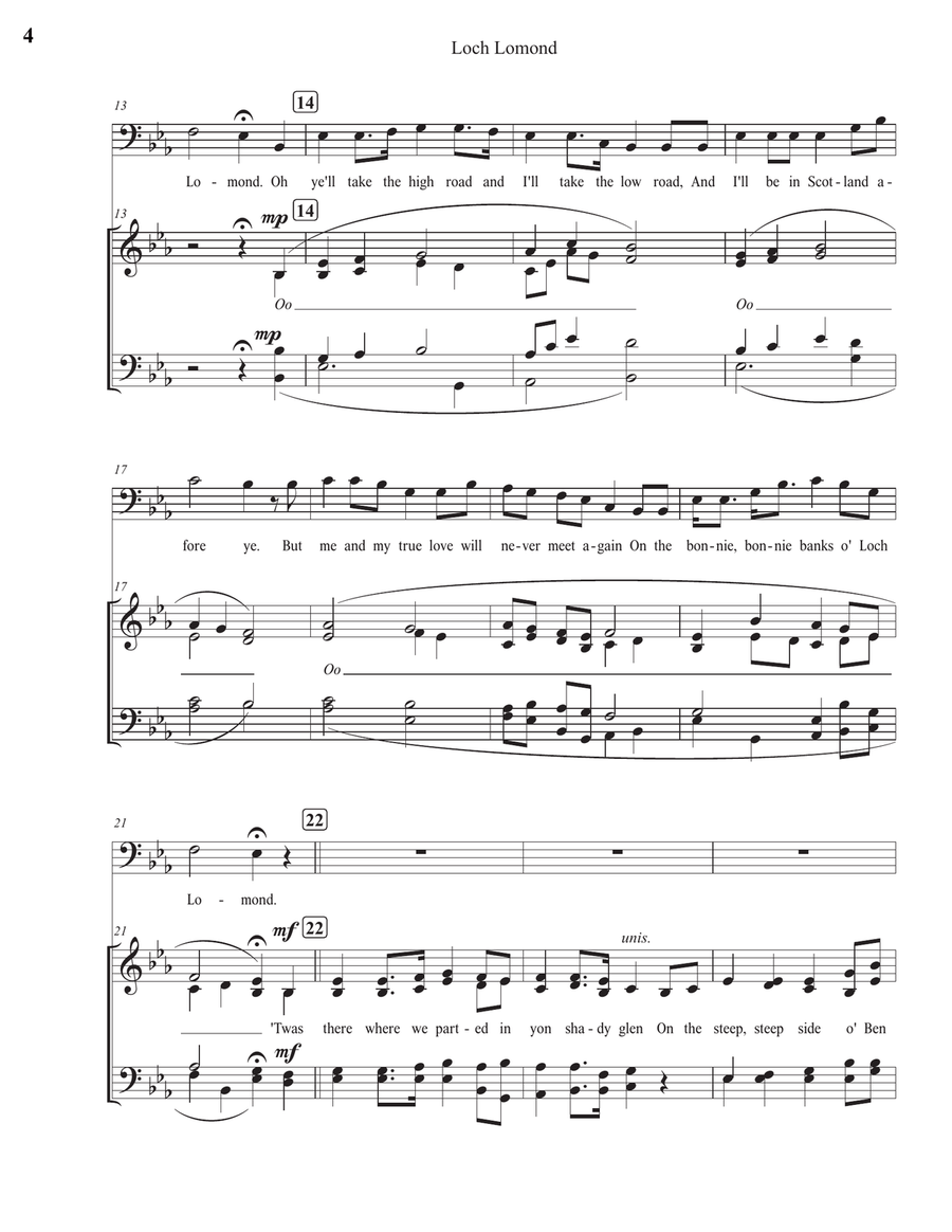 Loch Lomond 4-Part scores gallery preview page 4