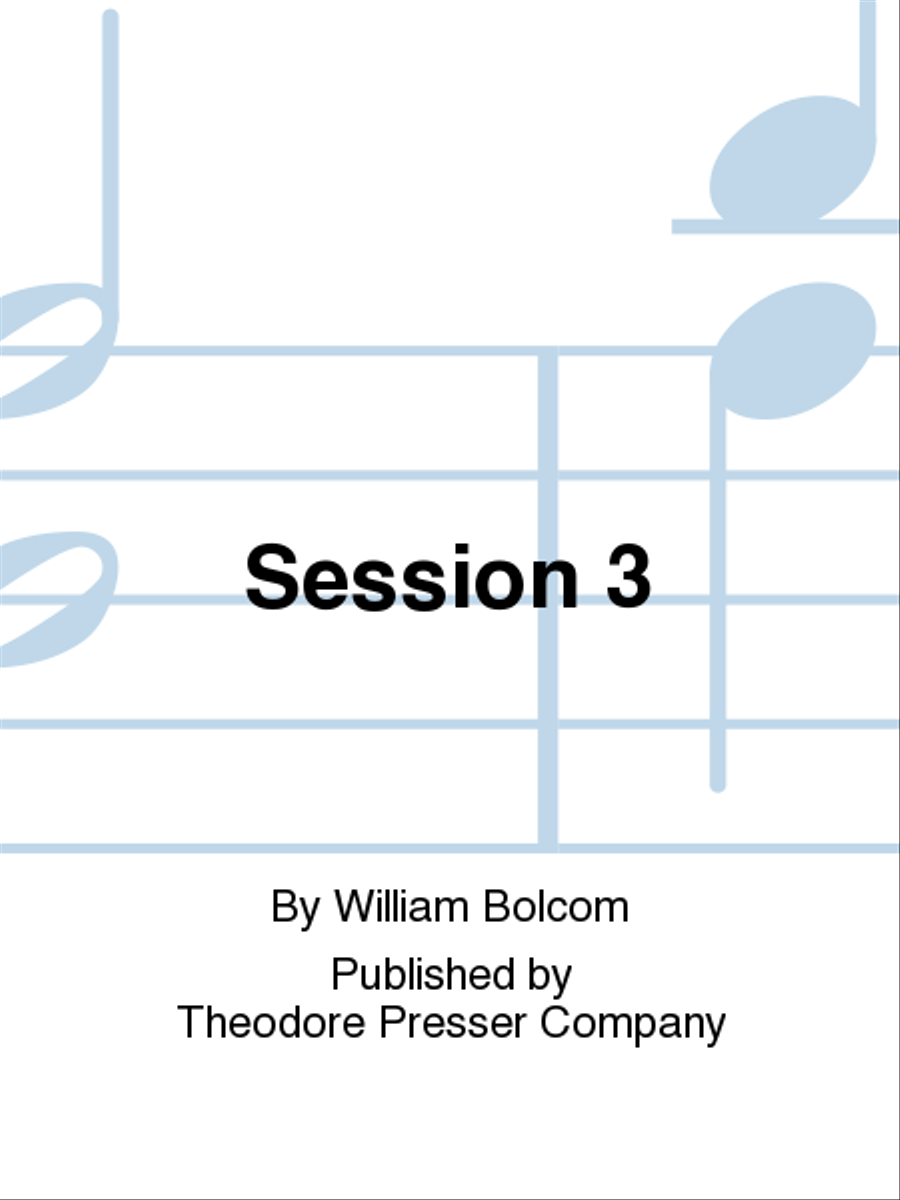 Session 3 Chamber Music scores gallery preview page 1