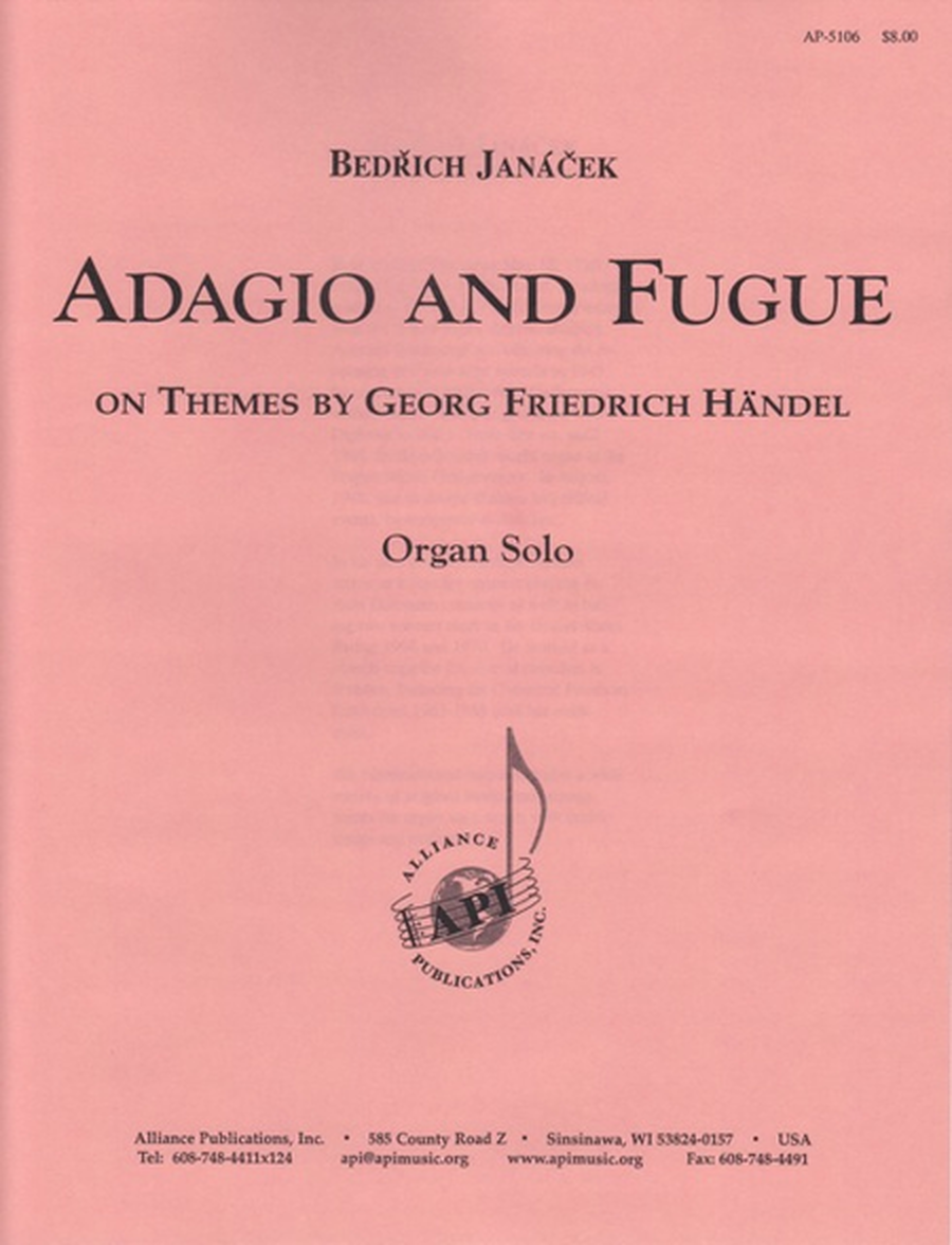Adagio and Fugue on Handel Themes image number null