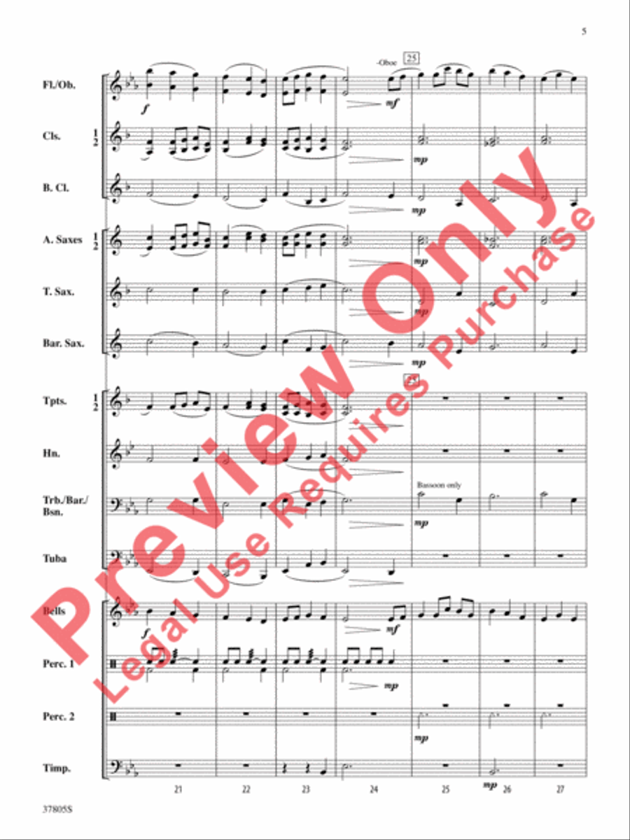 Daydreaming Daydreaming Concert Band scores gallery preview page 6
