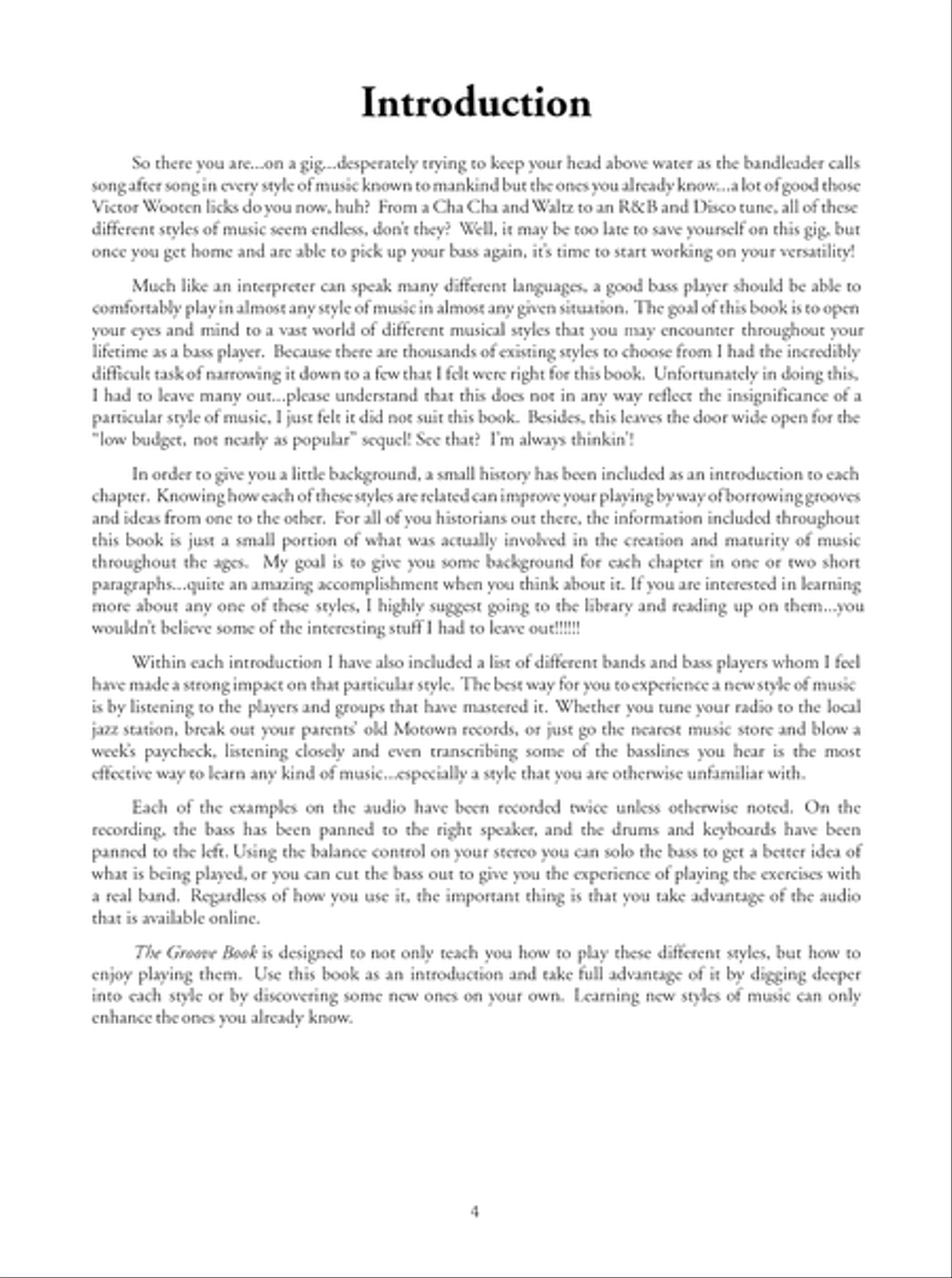 The Groove Book Bass Guitar scores gallery preview page 10