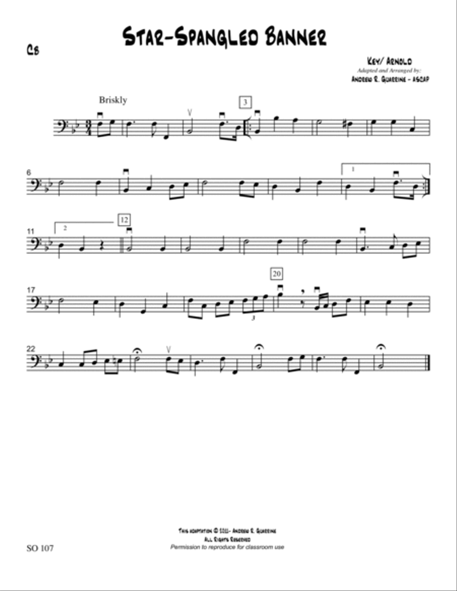 Star Spangled Banner Star Spangled Banner String Orchestra scores gallery preview page 3