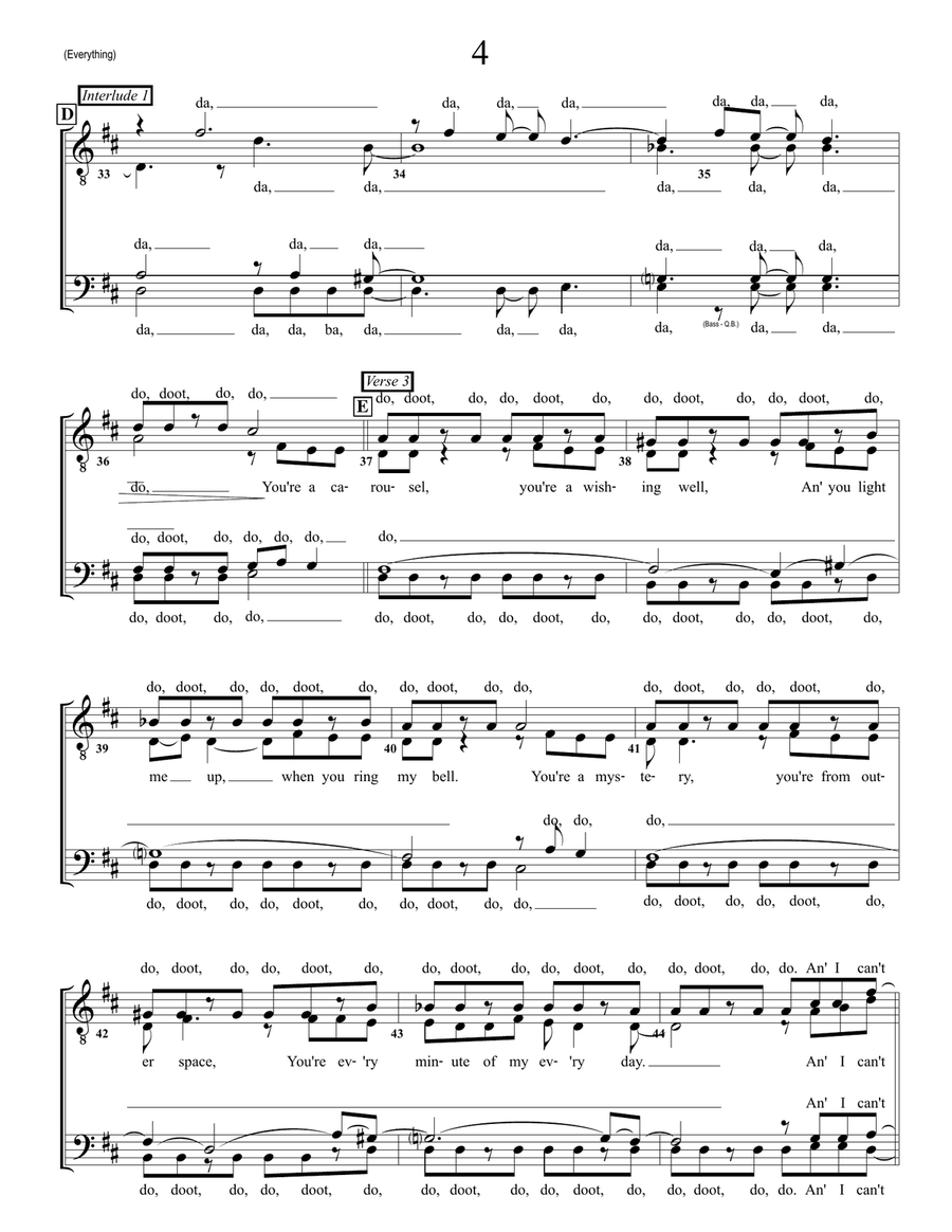 Everything Everything TTBB scores gallery preview page 4