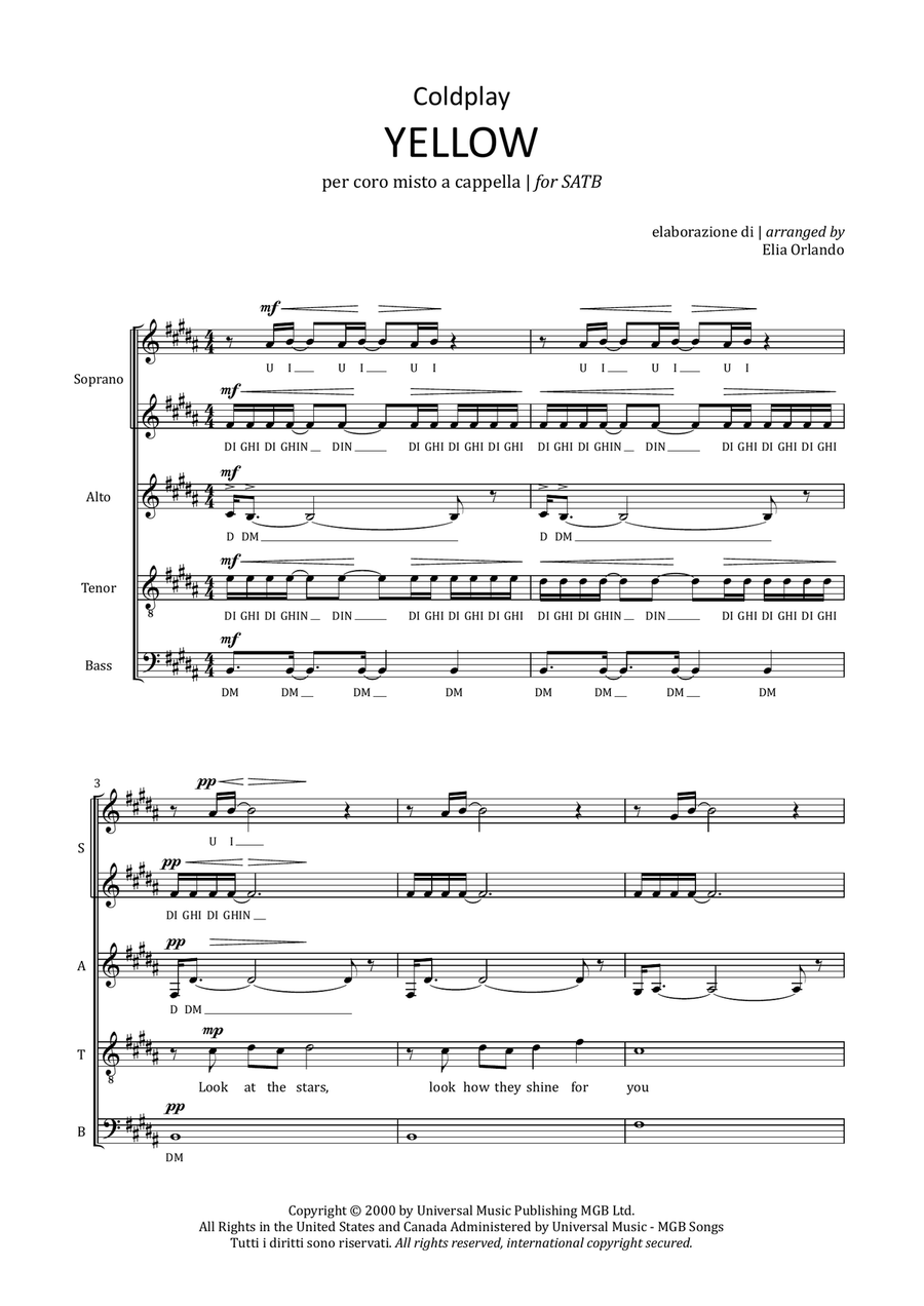 Yellow Divisi scores gallery preview page 5