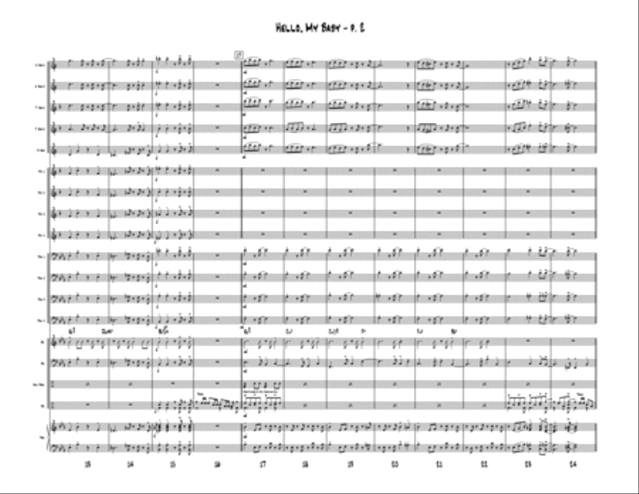 Hello My Baby Hello My Baby Jazz Ensemble scores gallery preview page 3