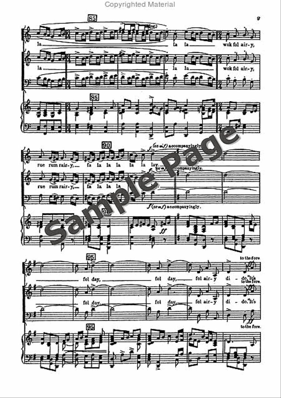 I'm Seventeen Come Sunday 4-Part scores gallery preview page 10
