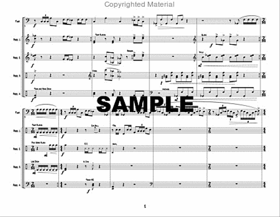 Divertissement Percussion Ensemble scores gallery preview page 3