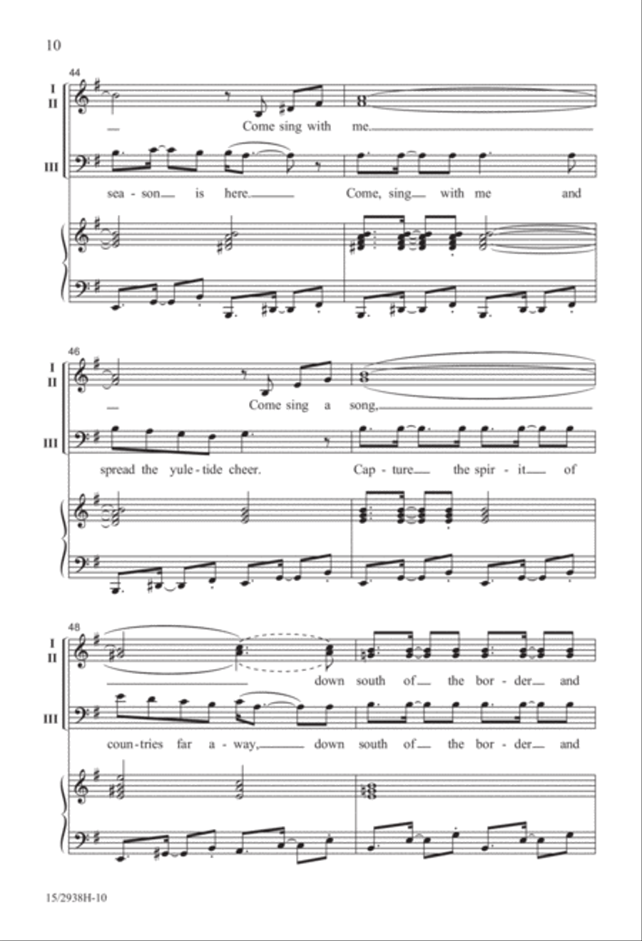 South of the Border 3-Part scores gallery preview page 11