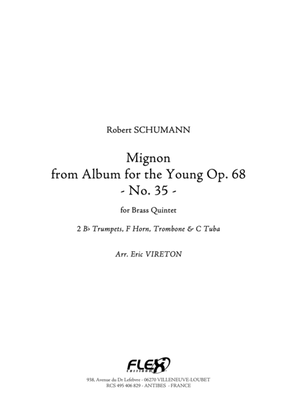 Book cover for Mignon - from Album for the Young Opus 68 No. 35