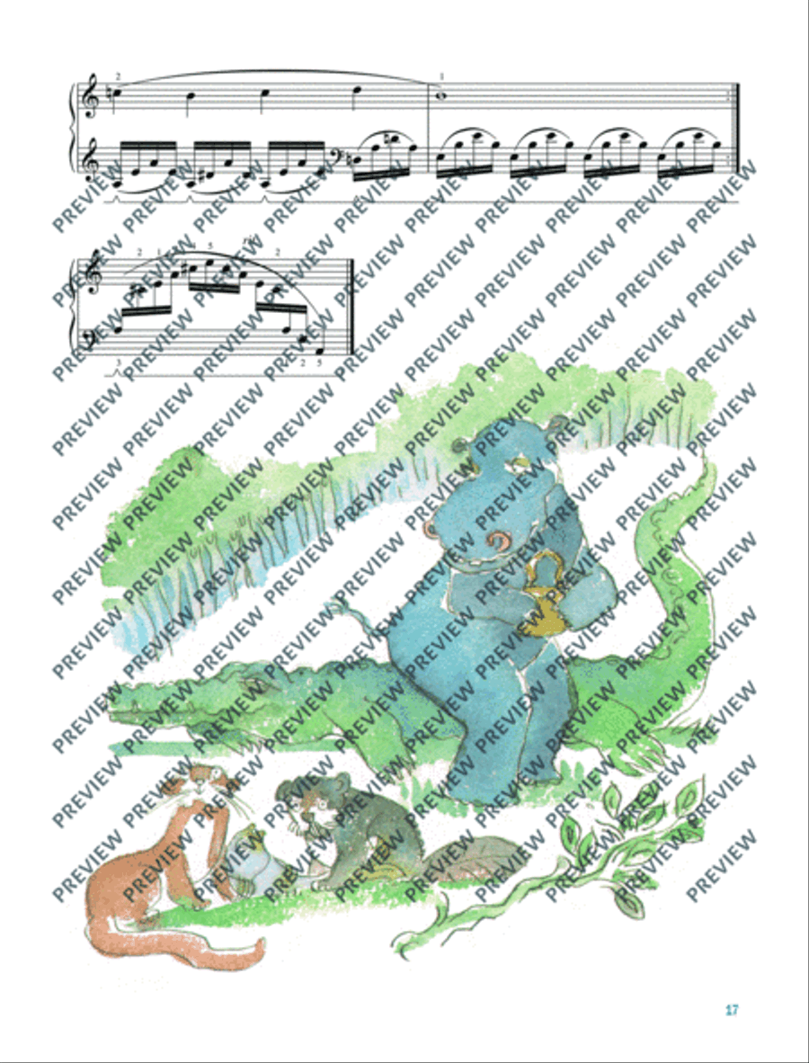 The Carnival of the Animals Piano Solo scores gallery preview page 18