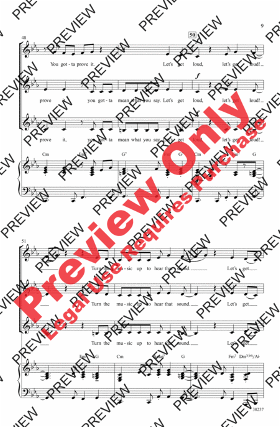 Let's Get Loud Women's Choir scores gallery preview page 9