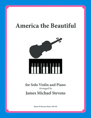 America the Beautiful - Violin and Piano
