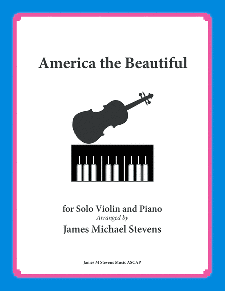America the Beautiful - Violin and Piano image number null