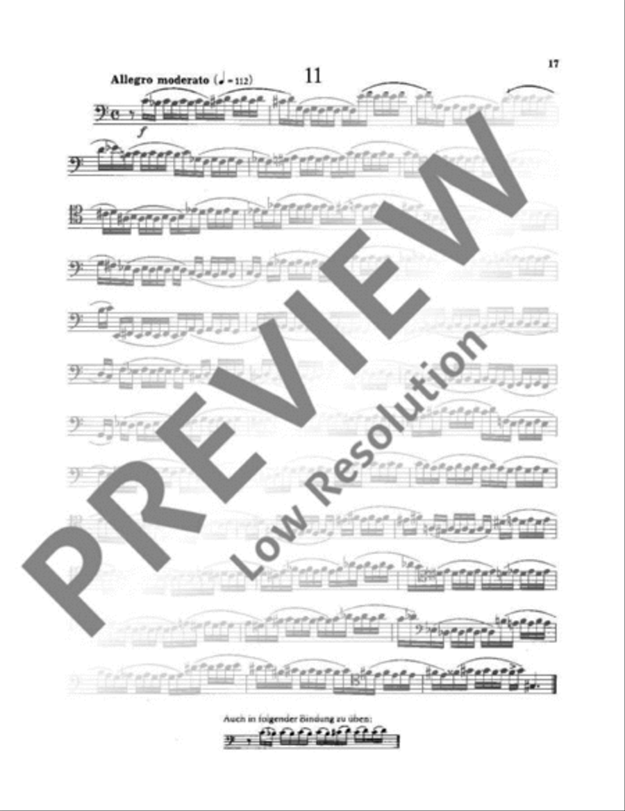 15 Studies Bassoon Solo scores gallery preview page 18