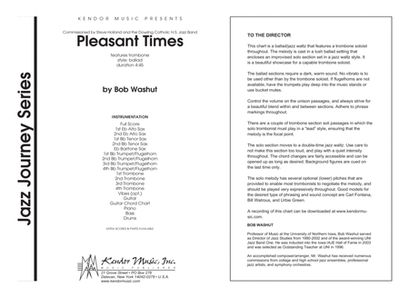 Pleasant Times - Full Score