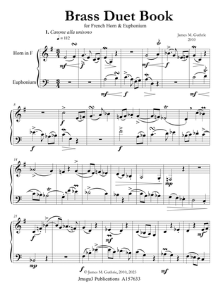 Guthrie: Brass Duet Book for French Horn & Euphonium