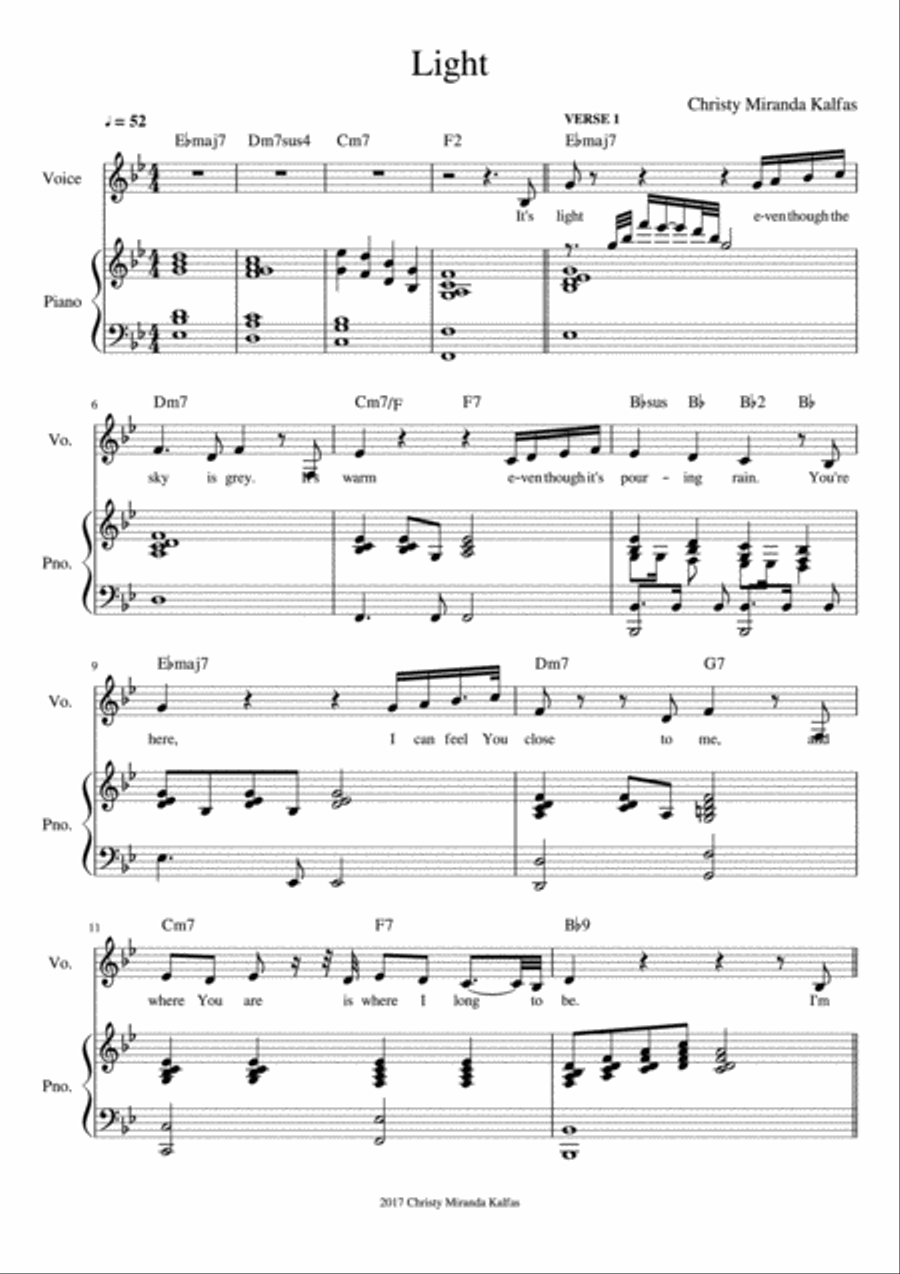 Light Alto Voice scores gallery preview page 1