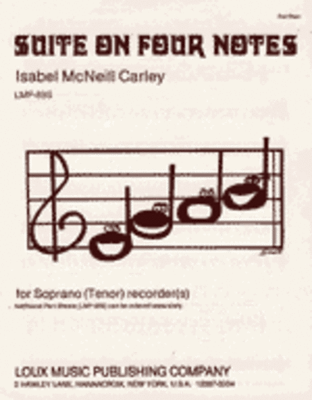 Suite on Four Notes (student part sheet)