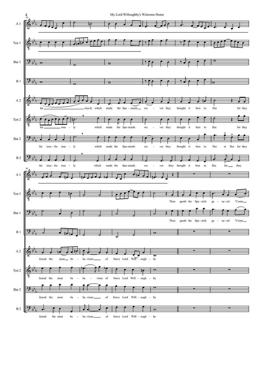 My Lord Willoughby's Welcome home (ATBarB-ATBarB version) TB scores gallery preview page 4