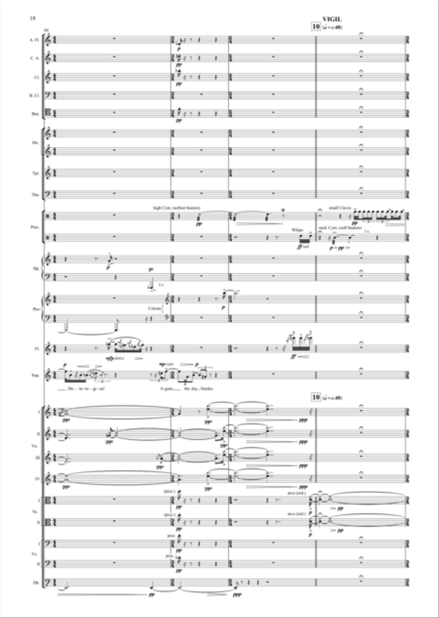 O Hototogisu! O Hototogisu! Full Orchestra scores gallery preview page 3