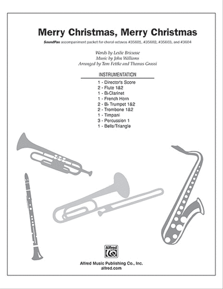 Merry Christmas, Merry Christmas Choir scores gallery preview page 1