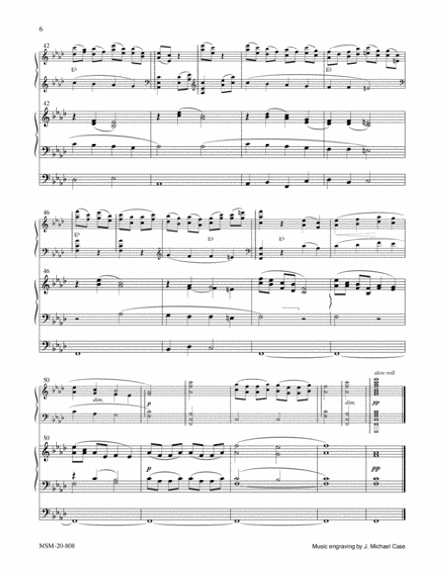 Windsor No. 2 from Hymns for Harp and Organ Harp scores gallery preview page 3