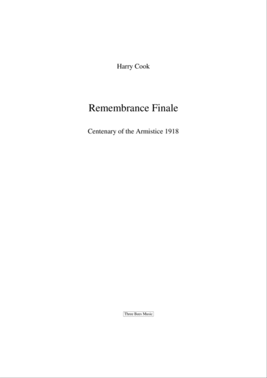 Remembrance Finale Concert Band scores gallery preview page 3
