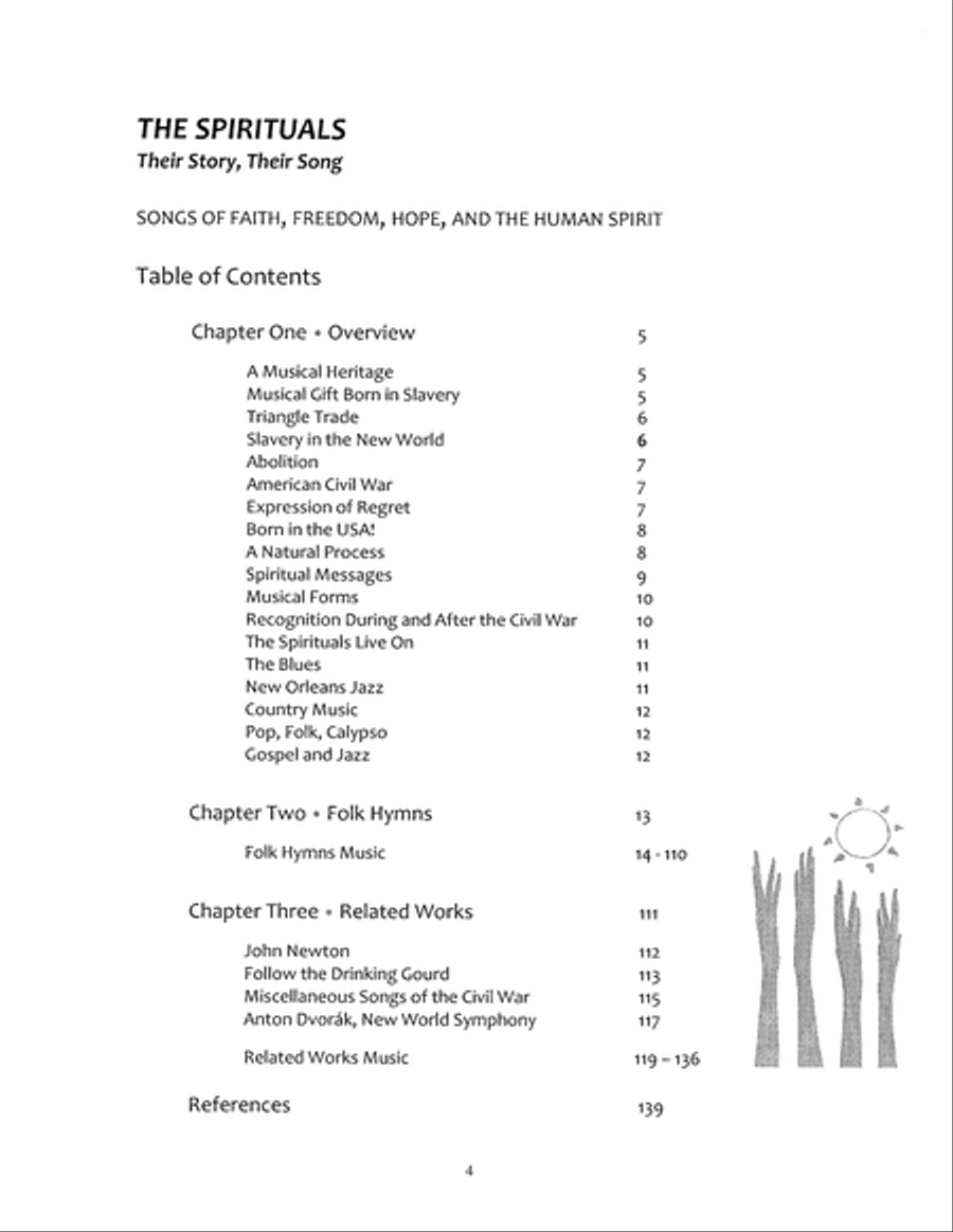 The Spirituals Their Story, Their Song Guitar Solos & Songbook Fingerpicking Guitar scores gallery preview page 11
