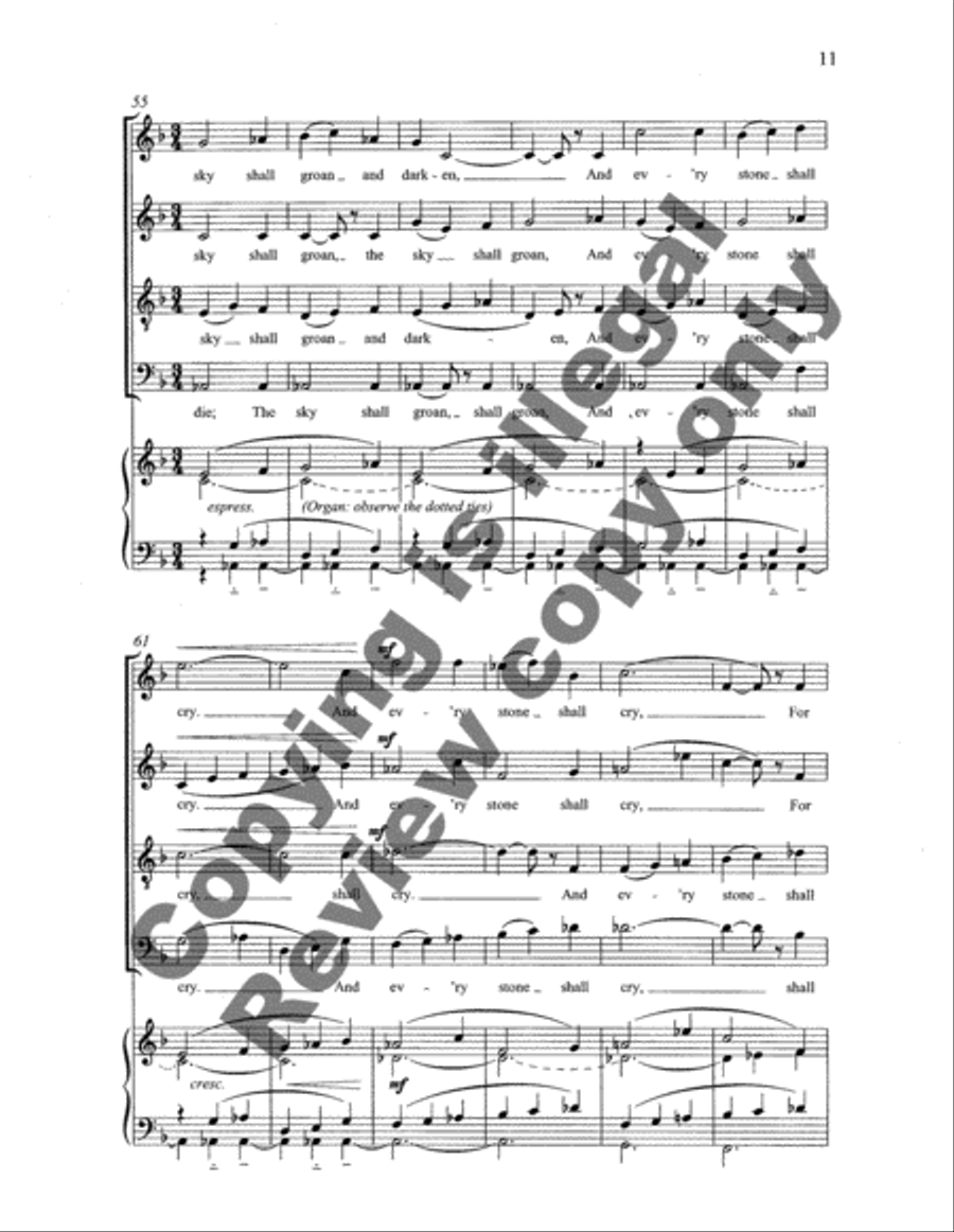 A Stable-lamp Is Lighted 4-Part scores gallery preview page 6