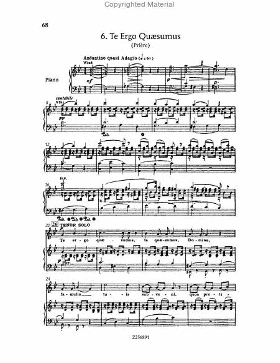 Te Deum, H 118 Choir scores gallery preview page 68