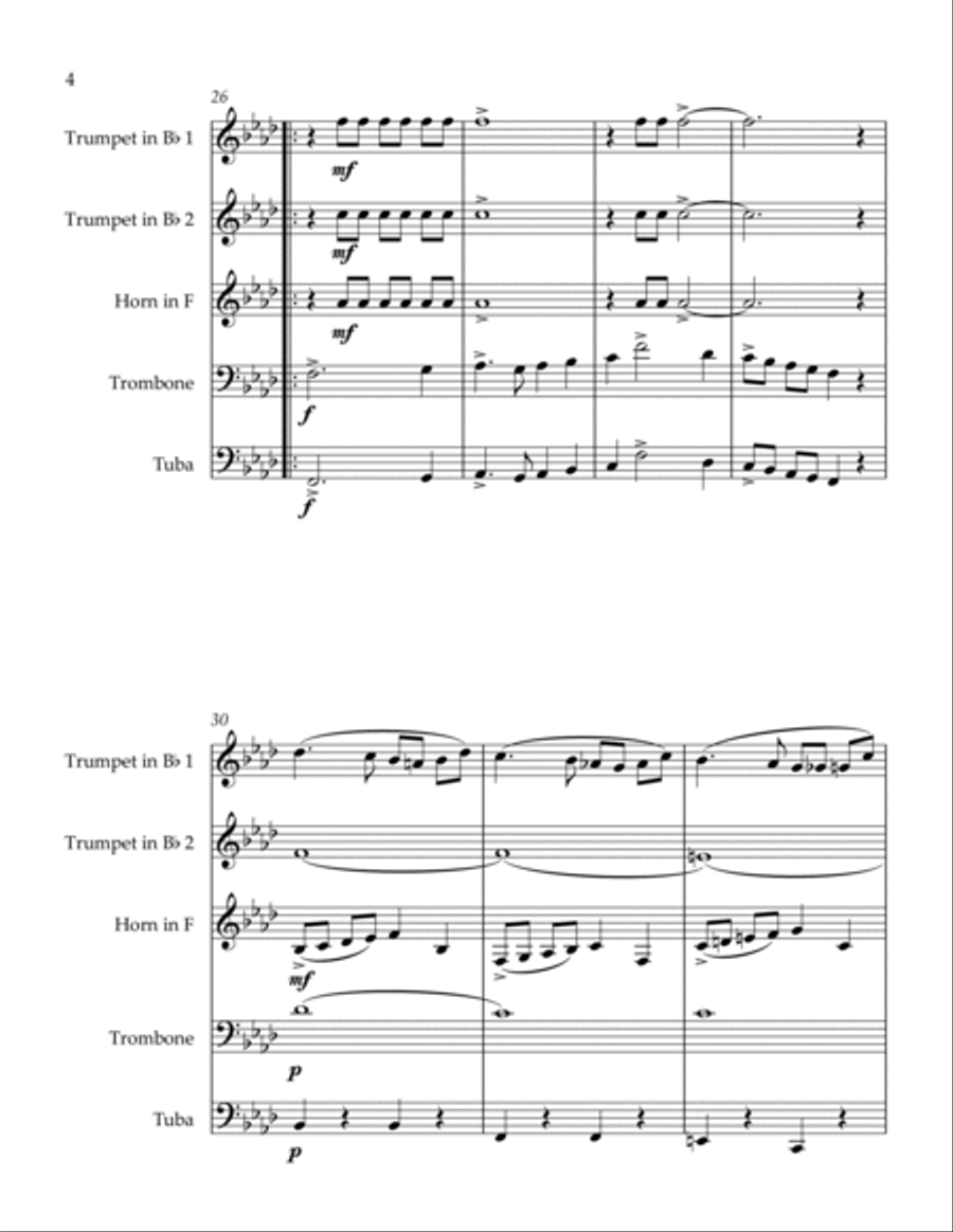 Barnum and Bailey's Favorite Horn scores gallery preview page 4