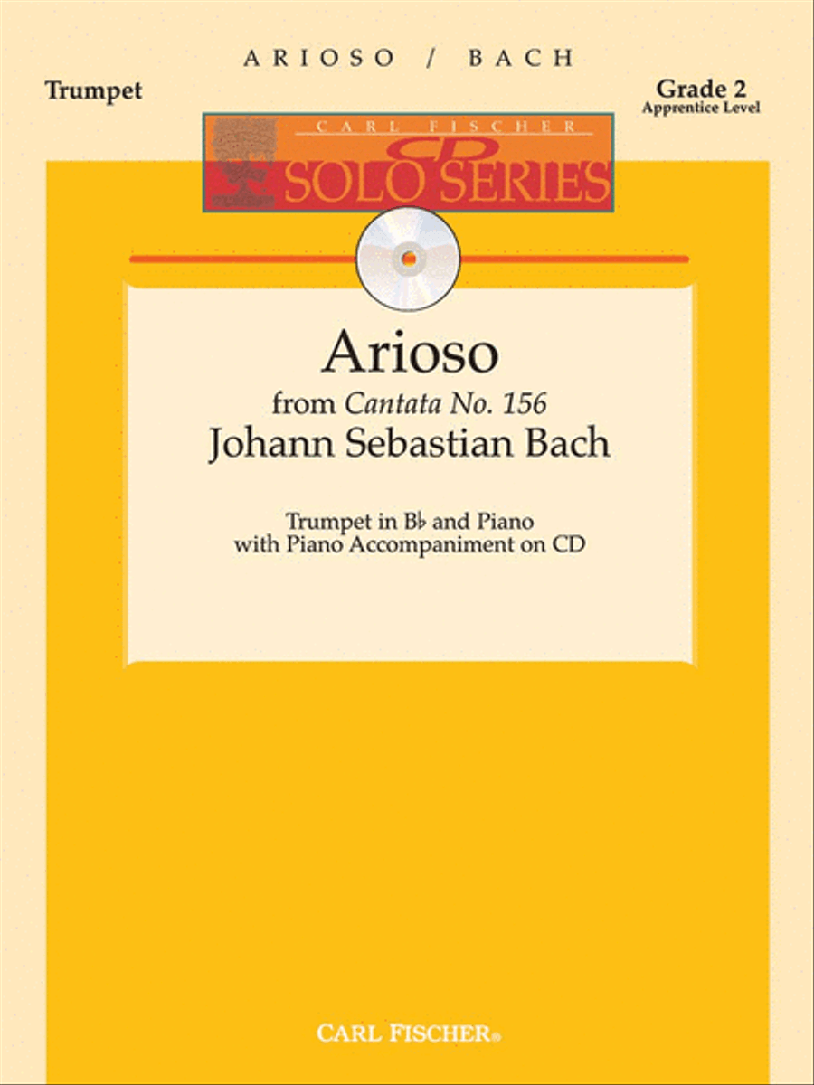 Arioso Trumpet Solo scores gallery preview page 1