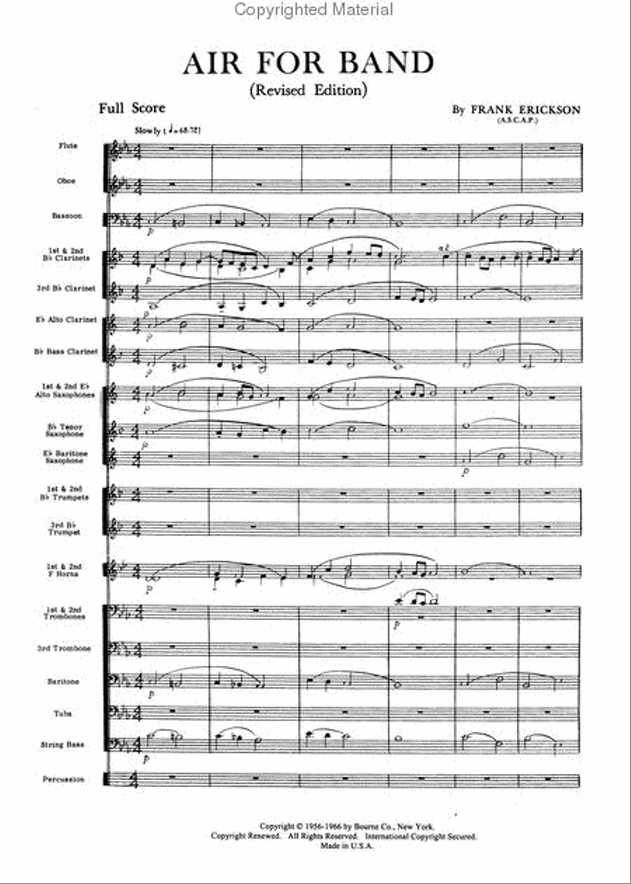 Air For Band Air For Band Concert Band scores gallery preview page 2