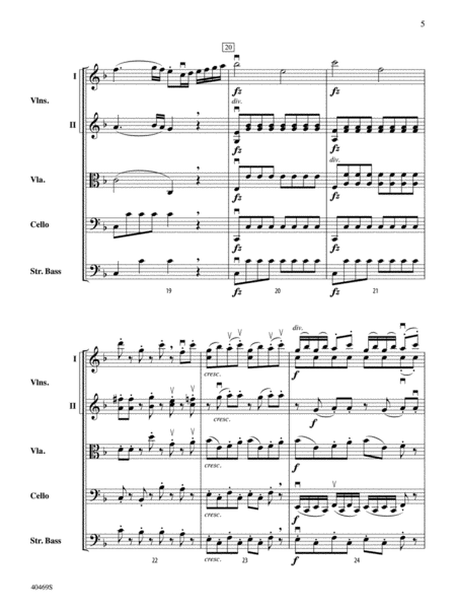 Allegro from "Quinten" Quartet: Score