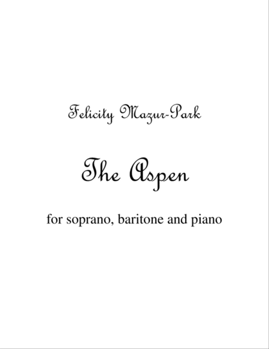 The Aspen Piano scores gallery preview page 1