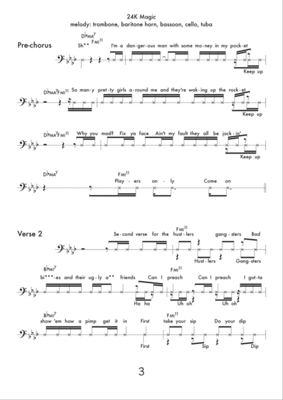 24K Magic Small Ensemble scores gallery preview page 3