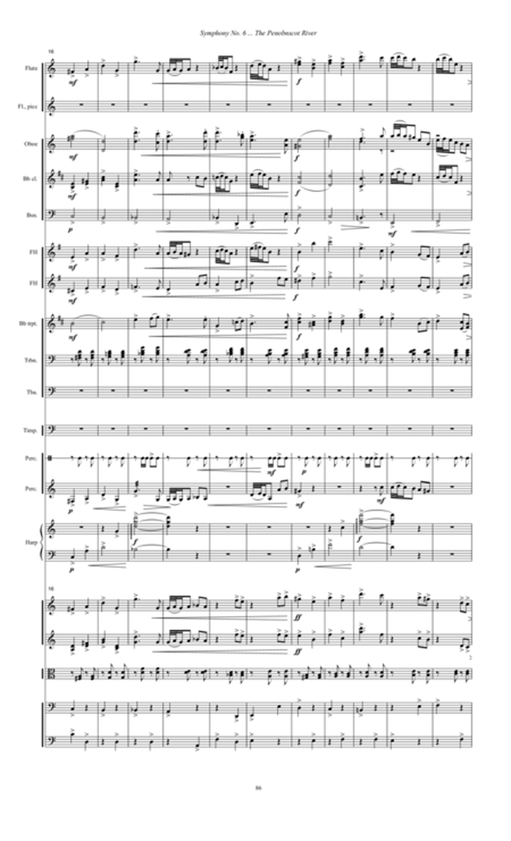 Symphony No. 6 ... The Penopscot River (2004) 4th movement, drunken polka